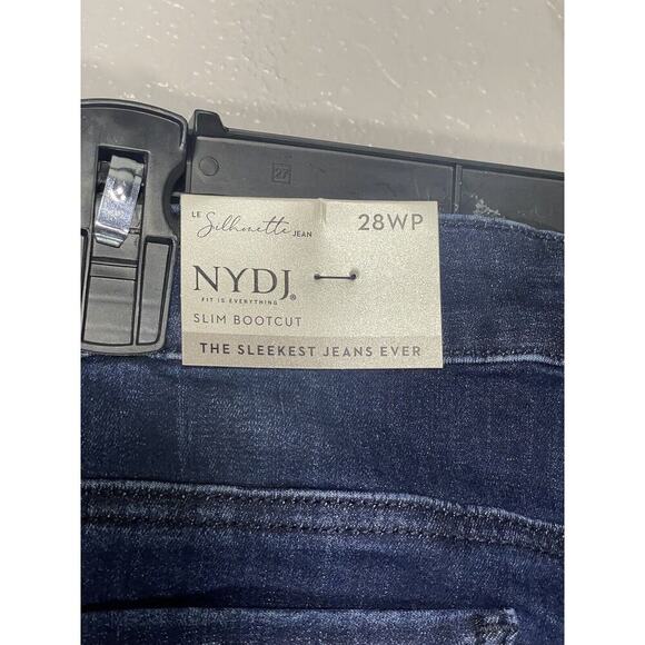 NYDJ Le Silhouette Slim Bootcut Lift Tuck Dark Wash Size 28WP - Picture 9 of 9